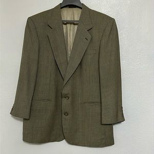Oscar De La Renta Wool, Tweed Botton Front Coat. Tags have been removed.